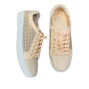 Vince Camuto 6.5 Studded Sparkle Lace up Sneaker